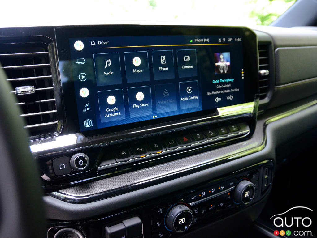 Chevrolet Silverado - Écran tactile
